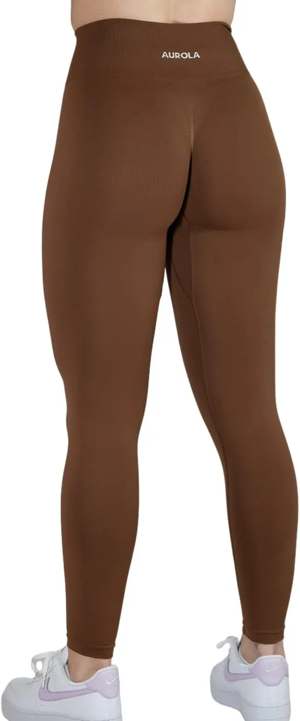 AUROLA Dream Collection Workout Leggings for Women High Waist Seamless Scrunch Athletic Running Gym Fitness Active Pants