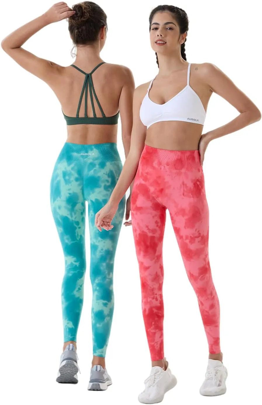 AUROLA Dream Collection Workout Leggings for Women High Waist Seamless Scrunch Athletic Running Gym Fitness Active Pants