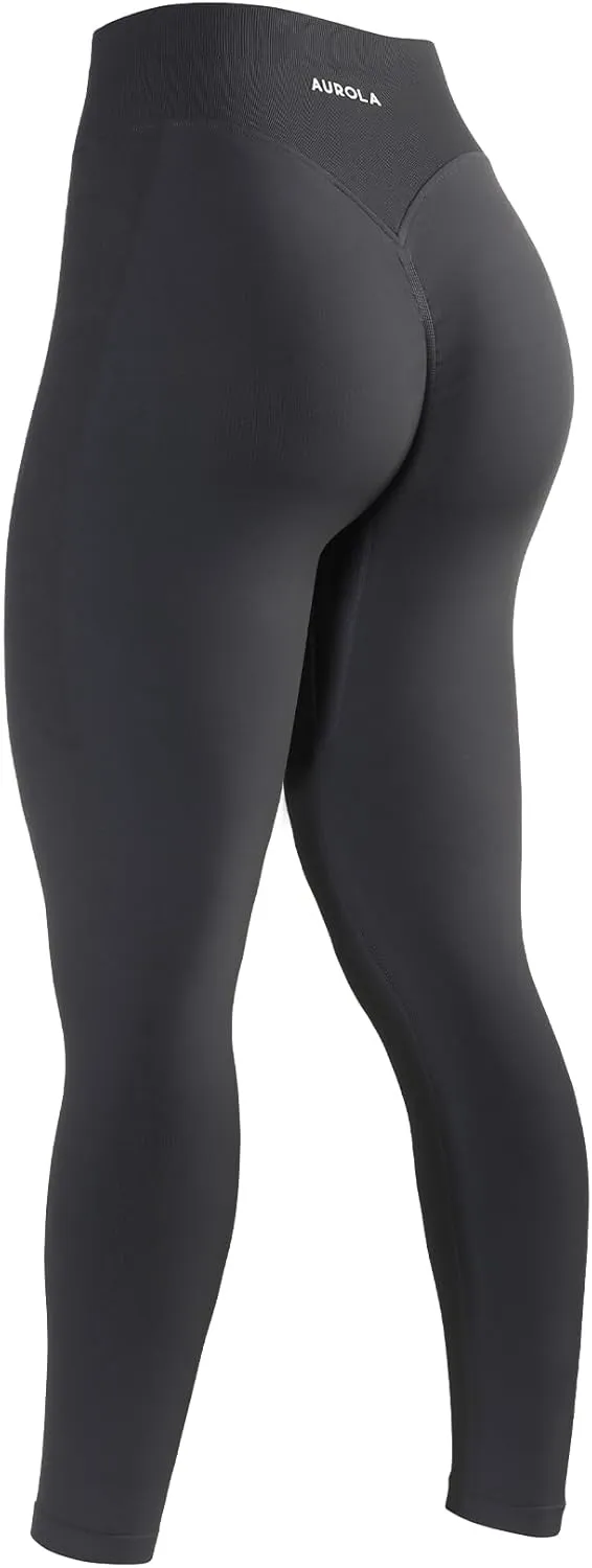 AUROLA Impressive Women Workout Leggings High Waist Yoga Pants, Seamless Running Athletic Leggings for Women