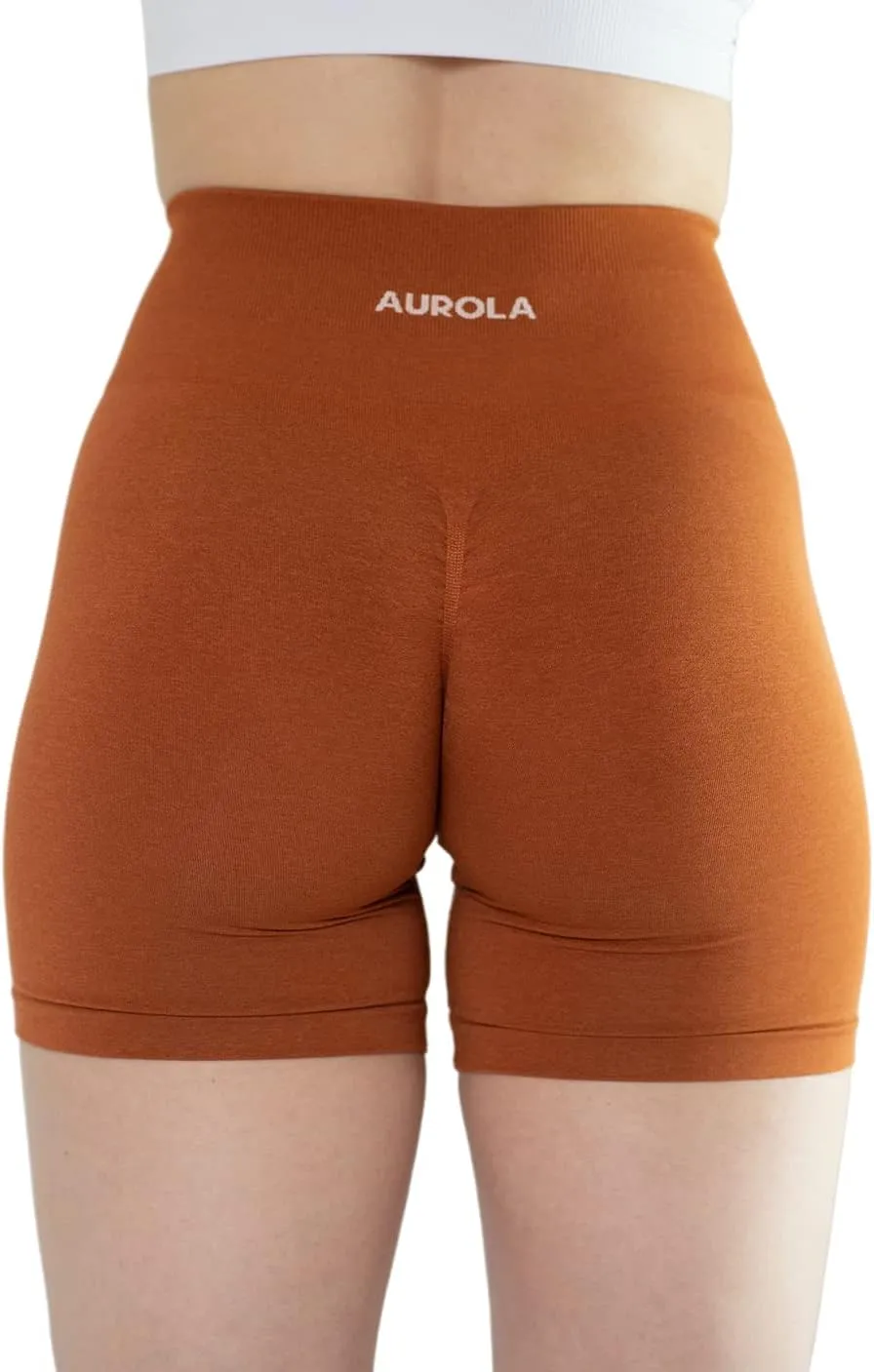AUROLA Intensify Workout Shorts for Women Seamless Scrunch Short Gym Yoga Running Sport Active Exercise Fitness Shorts