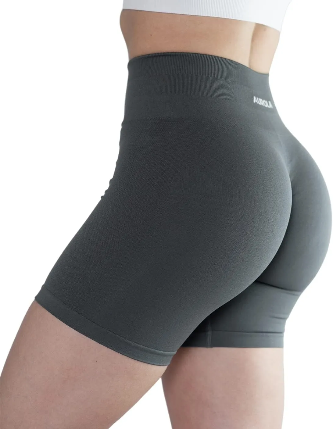 AUROLA Intensify Workout Shorts for Women Seamless Scrunch Short Gym Yoga Running Sport Active Exercise Fitness Shorts
