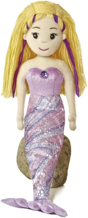 AURORA, 33050, Sea Sparkles Mermaid Serena, 18In, Soft Toy, Pink