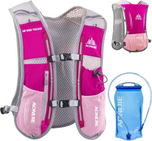 Azarxis Running Water Bottles Flask BPA Free Leakproof Hydration Vest Packs Waist Belt Replacement for Triathlon Marathon Hiking Cycling Climbing Jogging Runner
