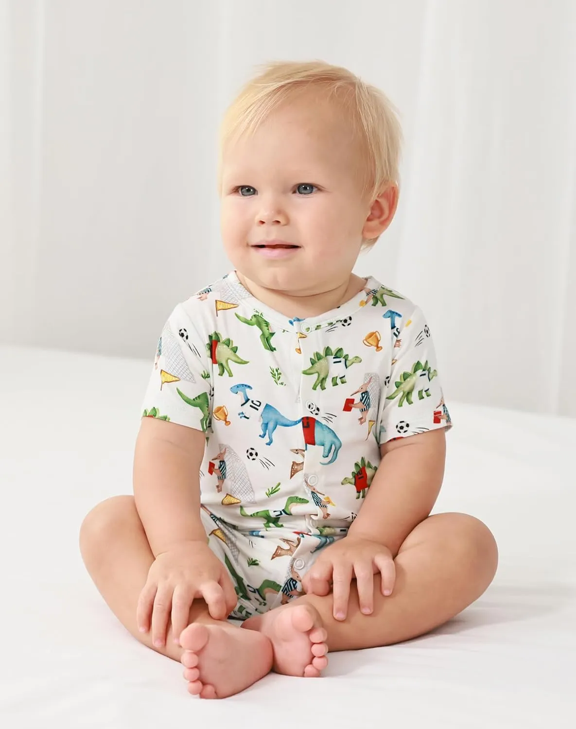 Baby Boy Rompers Bamboo Viscose Short Sleeve One-piece Jumpsuit Baby Boy Summer Clothes