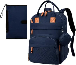 Baby Diaper Backpack (Navy Blue)