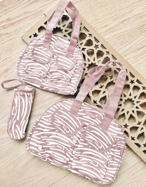 Baby Diaper Bag 4pcs Stripes