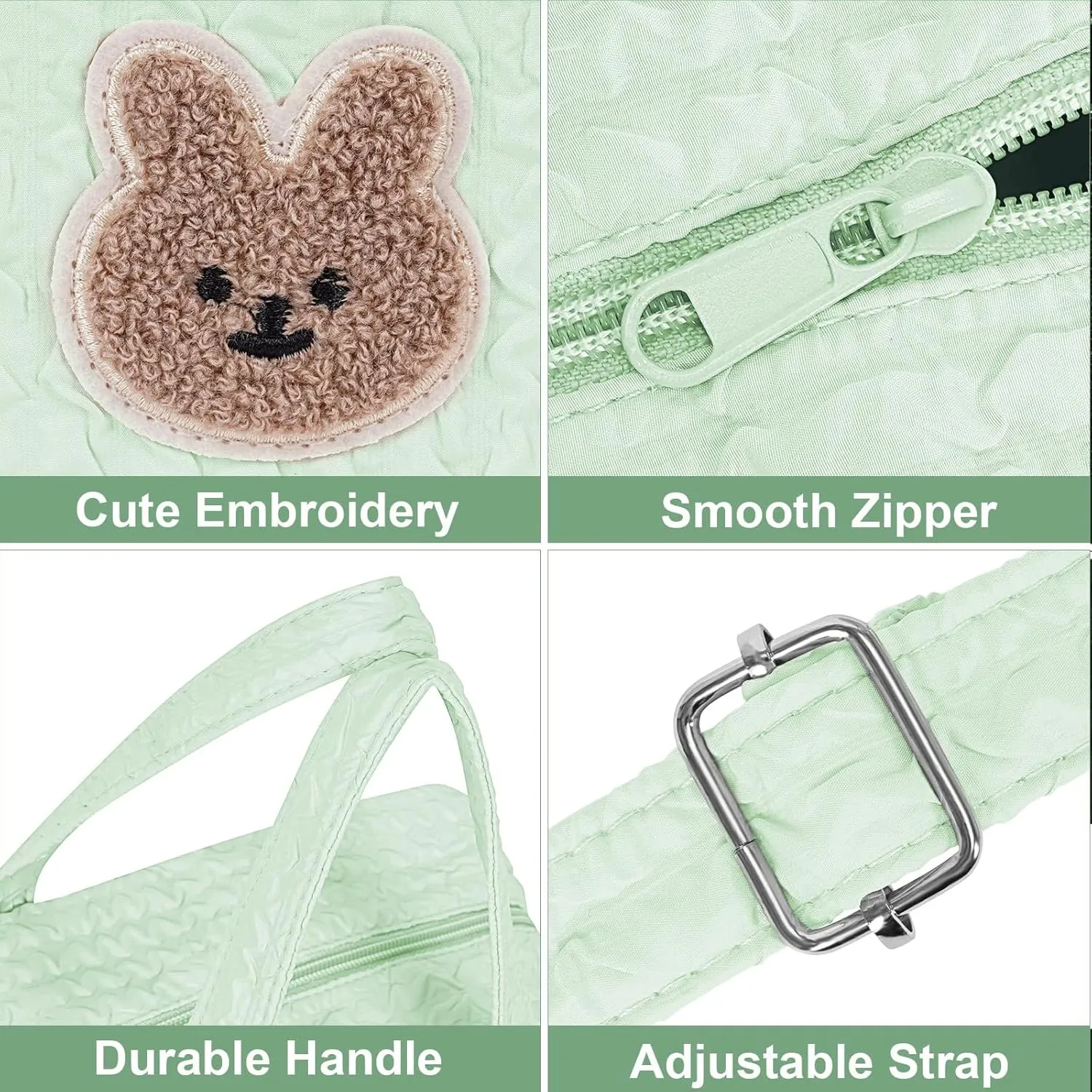 Baby Diaper Bag Tote Crossbody Diaper Cute Large Baby Nappy Mommy Maternity Travel Portable Baby Storage Bag for Mom