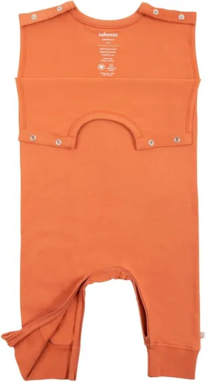 Baby Romper with Shoulder Snaps - As Seen on Shark Tank, 100% GOTS Certified Organic Cotton, Toddler Boy/Girl Clothes