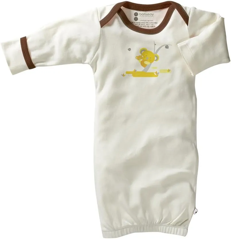 Babysoy Baby Organic Bundler Newborn Gown