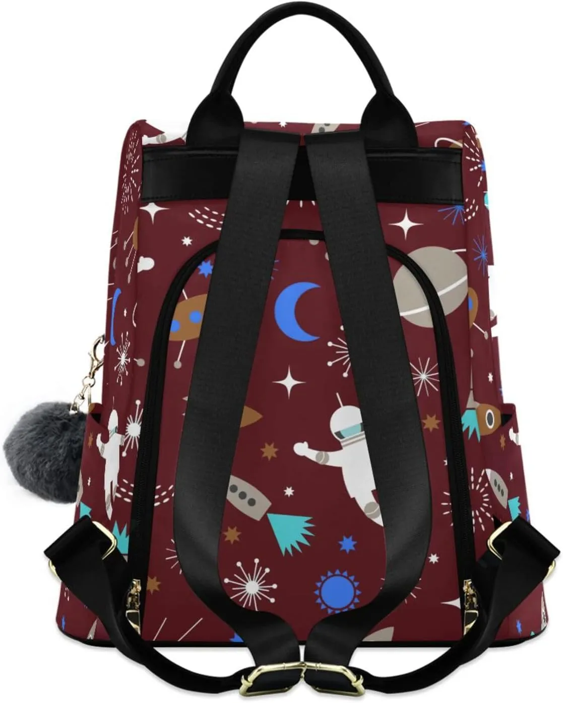 Backpack Purse for Women Anti Theft Fashion Daypack Polyester Travel Bag Crossbody Shoulder Bag Sunflower 13.4 X 5.9 X 15in Pattern 13