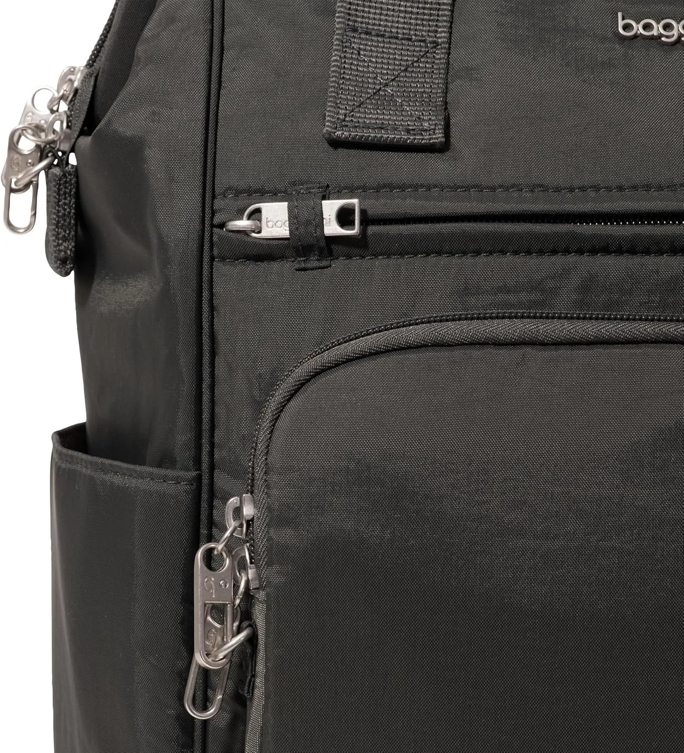 Baggallini Securtex Anti-Theft Windsor Backpack for Travel, Work & Collage, RFID & Locking Zipper, Up to 16" Laptop