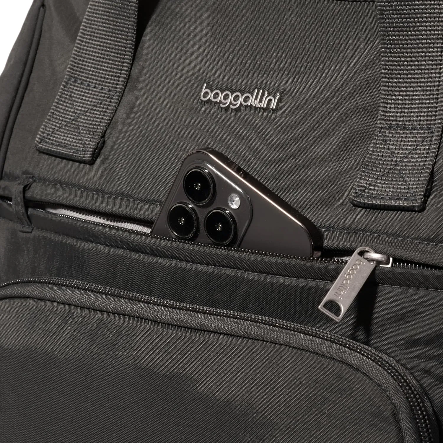 Baggallini Securtex Anti-Theft Windsor Backpack for Travel, Work & Collage, RFID & Locking Zipper, Up to 16" Laptop