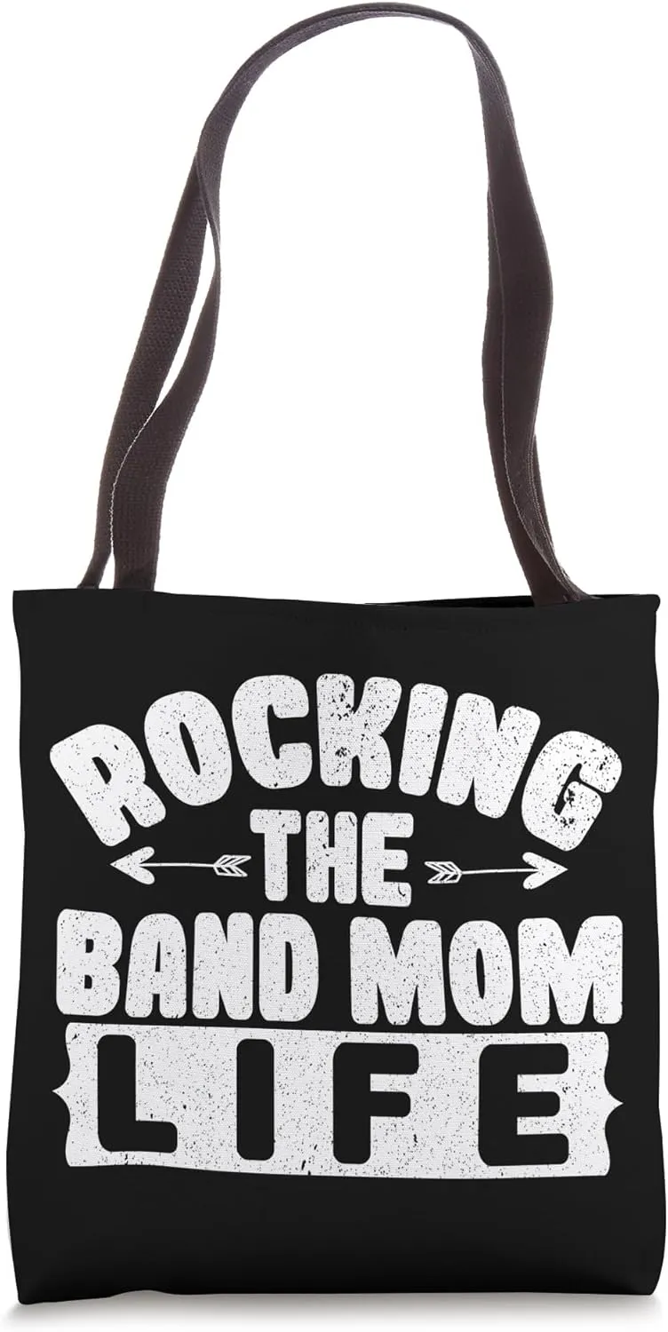 Band Mom Life Mother's Day Band Mama Marching Band Mom Tote Bag