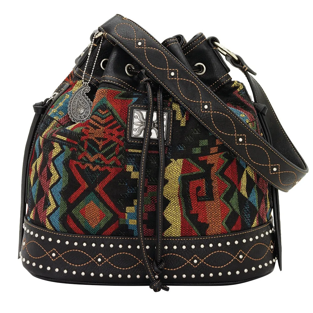Bandana Black Canyon Drawstring Bucket