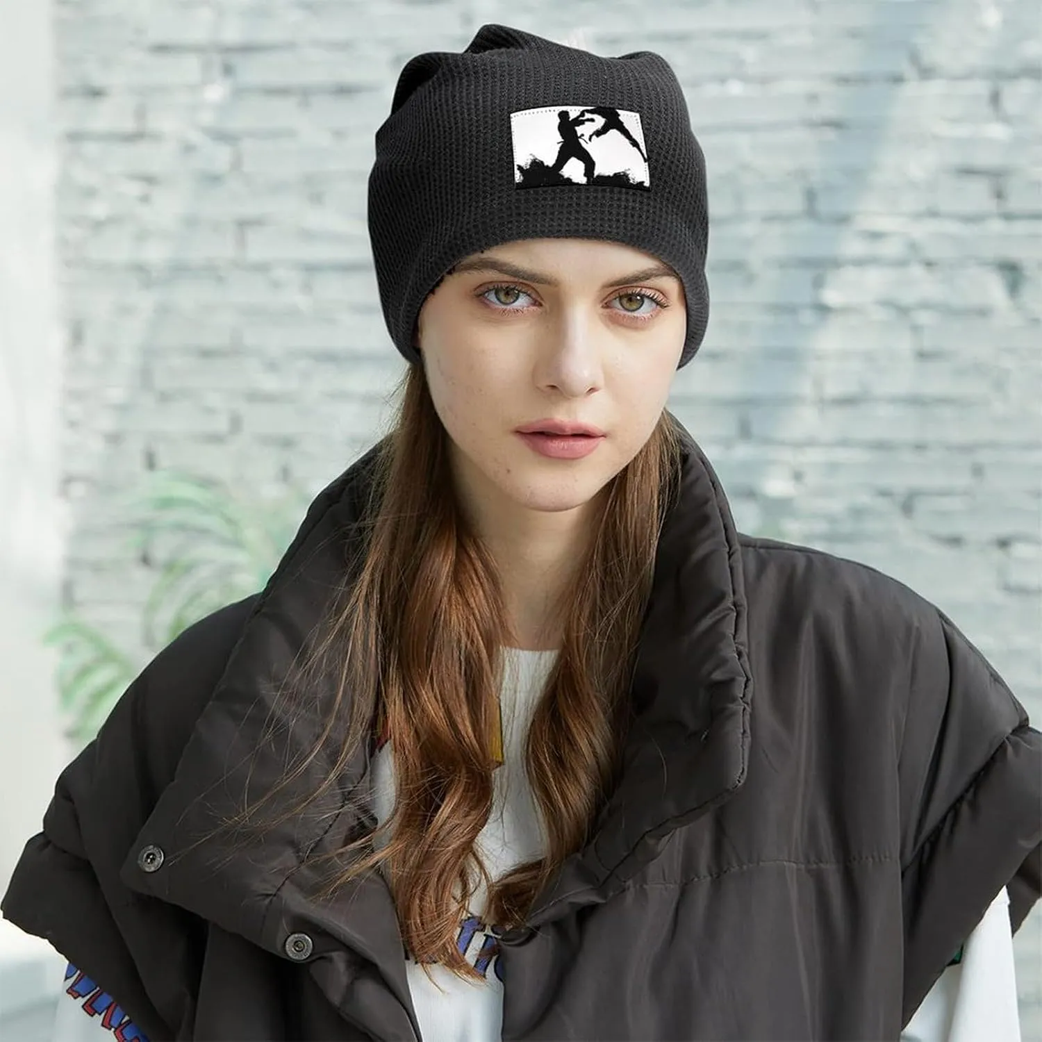 Beanie Hat Kickboxing Winter Warm Caps Soft Pullover Cap Slouchy Beanie for Men Unisex Beanie Cap