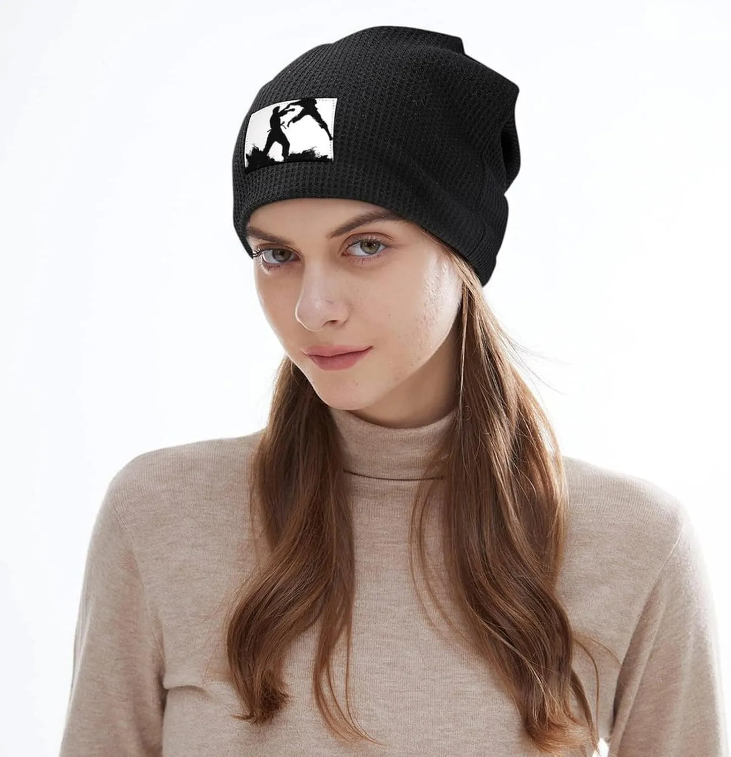 Beanie Hat Kickboxing Winter Warm Caps Soft Pullover Cap Slouchy Beanie for Men Unisex Beanie Cap