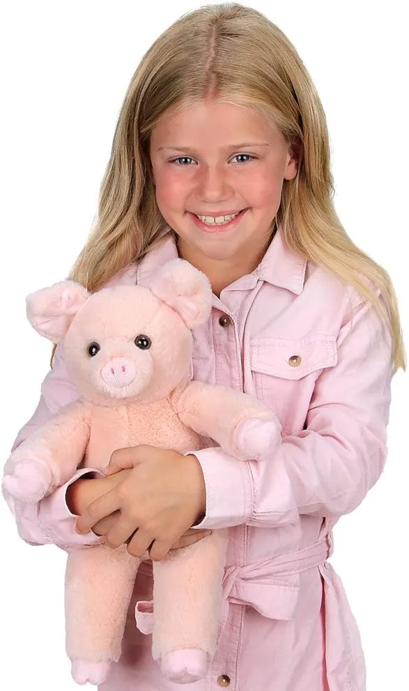 Bearington Oinkers Soft Plush Pig Stuffed Animal, 15 Inches - Stuffed Pig Plush Toy