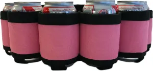 Beer Belt – Insulated 6-Pack Drink Holster with Adjustable Waist Strap, Buckle & Hidden Pocket – Holds 6 Cans or Bottles – Great for Parties, Tailgates, Game Nights & Outdoor Fun – Multiple Colors