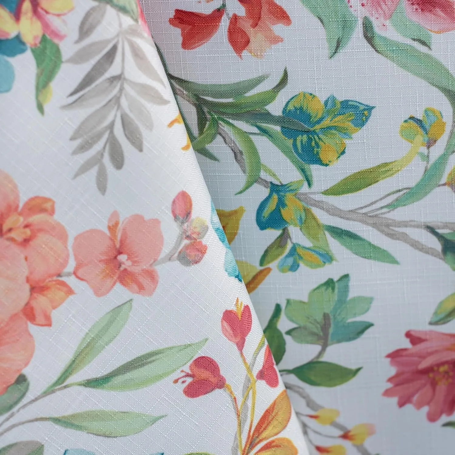 Benson Mills Spillproof Spring/Summer Durable Heavyweight Fabric Indoor Outdoor Tablecloth, Washable Table Cloth for Rectangle Tables, Picnic/Patio Table Covers (60" x 120" Rectangular, Jillian)