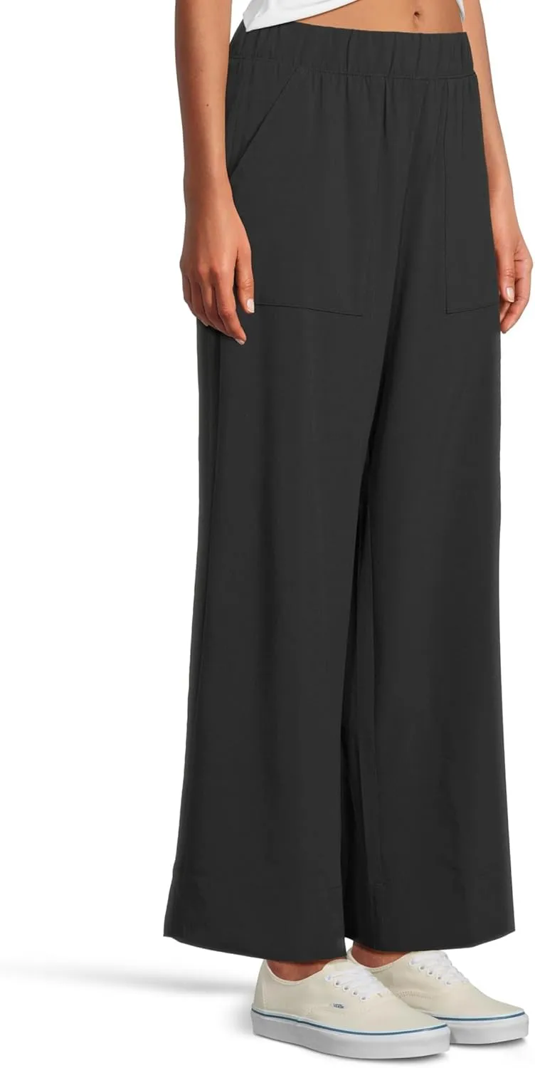 Beyond Yoga Women's Stretch Woven Wide Leg Pants
