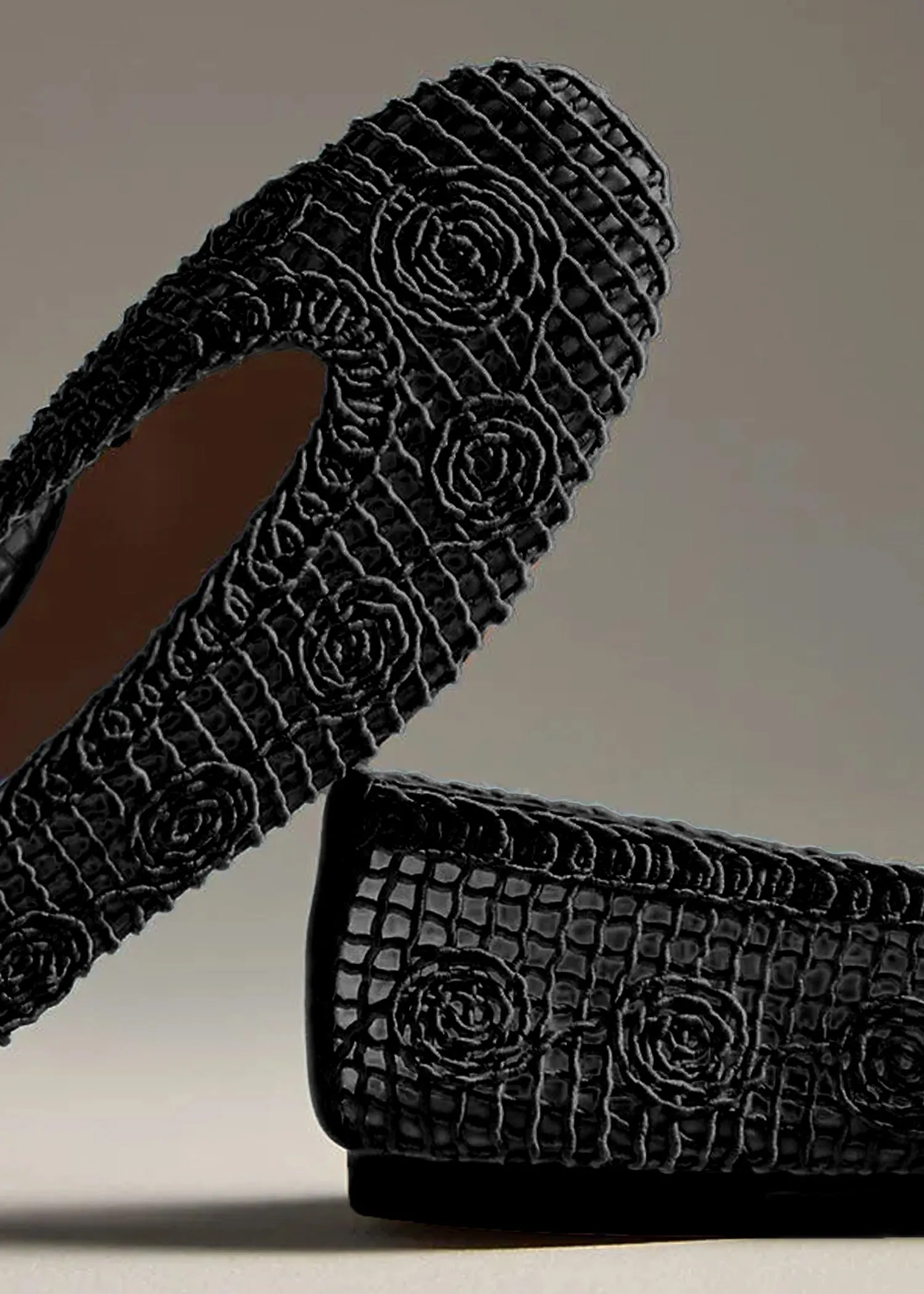 Bibi Lou Lenna Macramé Ballerina Flat
