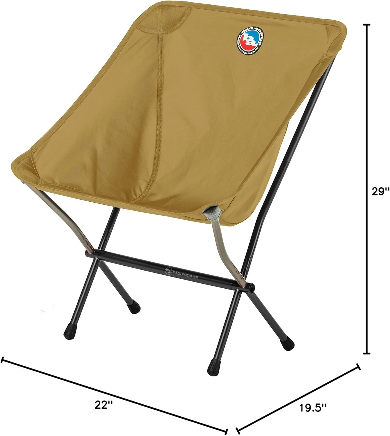 Big Agnes Mica Basin Chair- Ultralight, Portable Chair for Camping and Backpacking