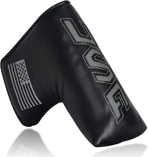 Big Teeth Golf Blade Putter Cover Head Covers Club Protector Magnetic Bar Closure USA Pattern for Scotty Cameron Taylormade Odyssey