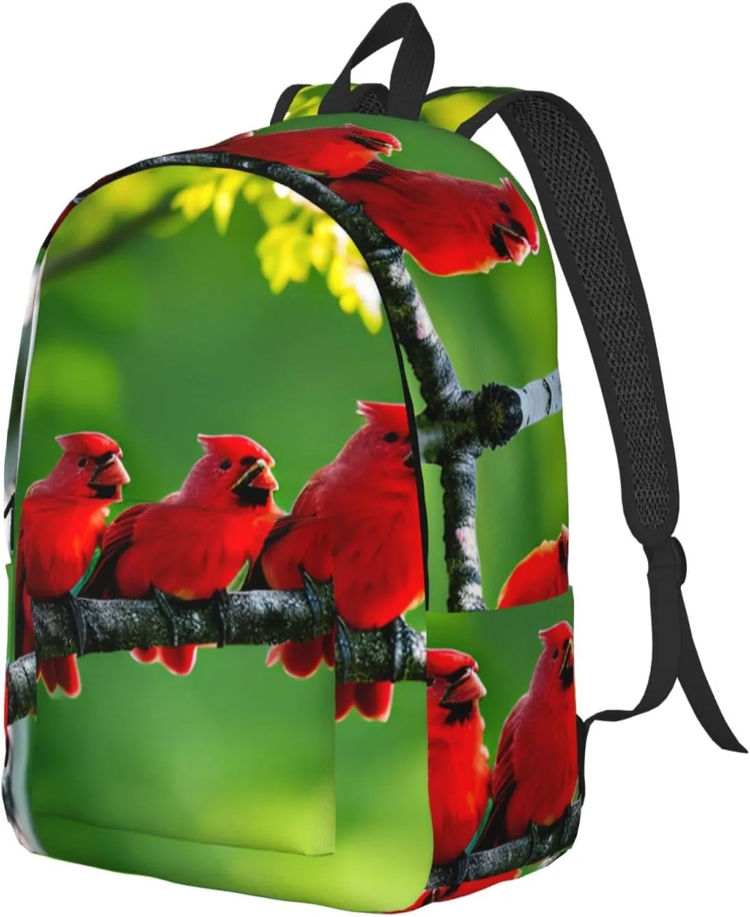 Birch Trees Print Stylish Canvas Backpack,Travel Backpack With Pockets,For Hiking And Daily Use