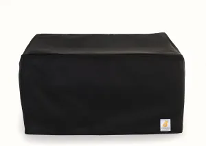 Black Nylon Cover Compatible with Emeril Lagasse Dual-Zone AirFryer Oven Model DZEL24-02, Double Stitched and Waterproof Cover by The