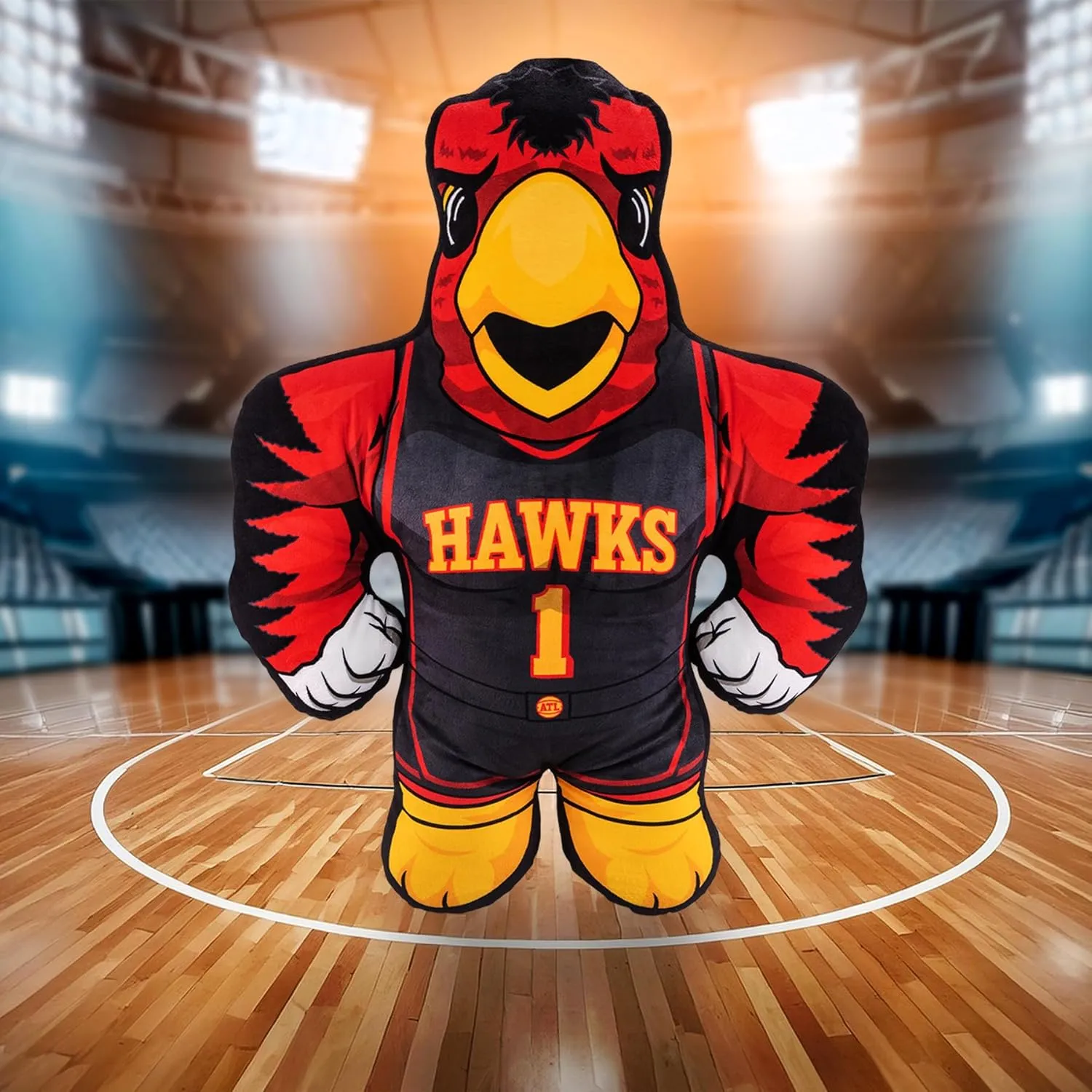 Bleacher Creatures Atlanta Hawks Harry The Hawk 24" NBA Mascot Bleacher Buddy - Soft Plush Toy