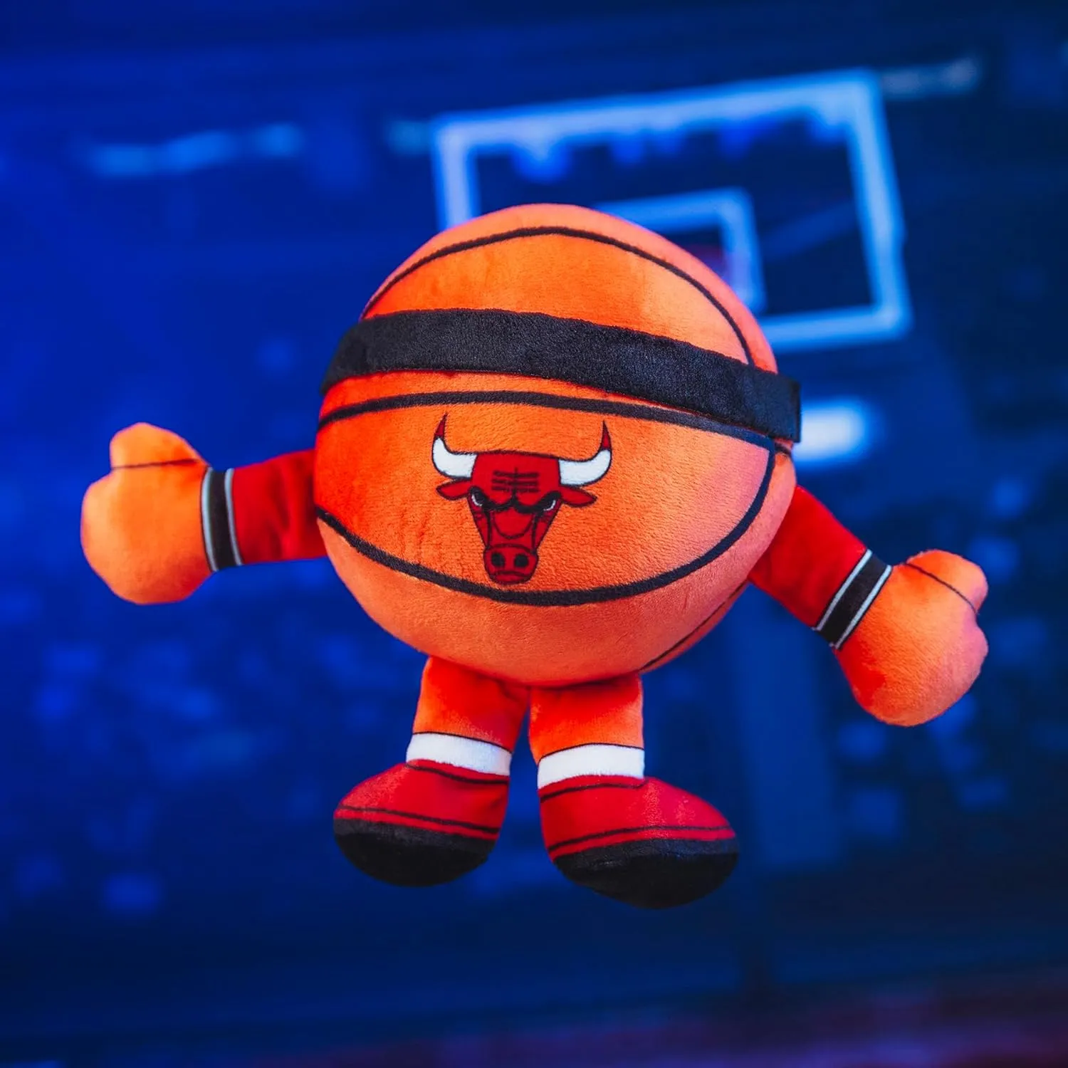 Bleacher Creatures Chicago Bulls 8" NBA Kuricha Basketball Sitting Plushie - Soft Chibi Inspired Plush