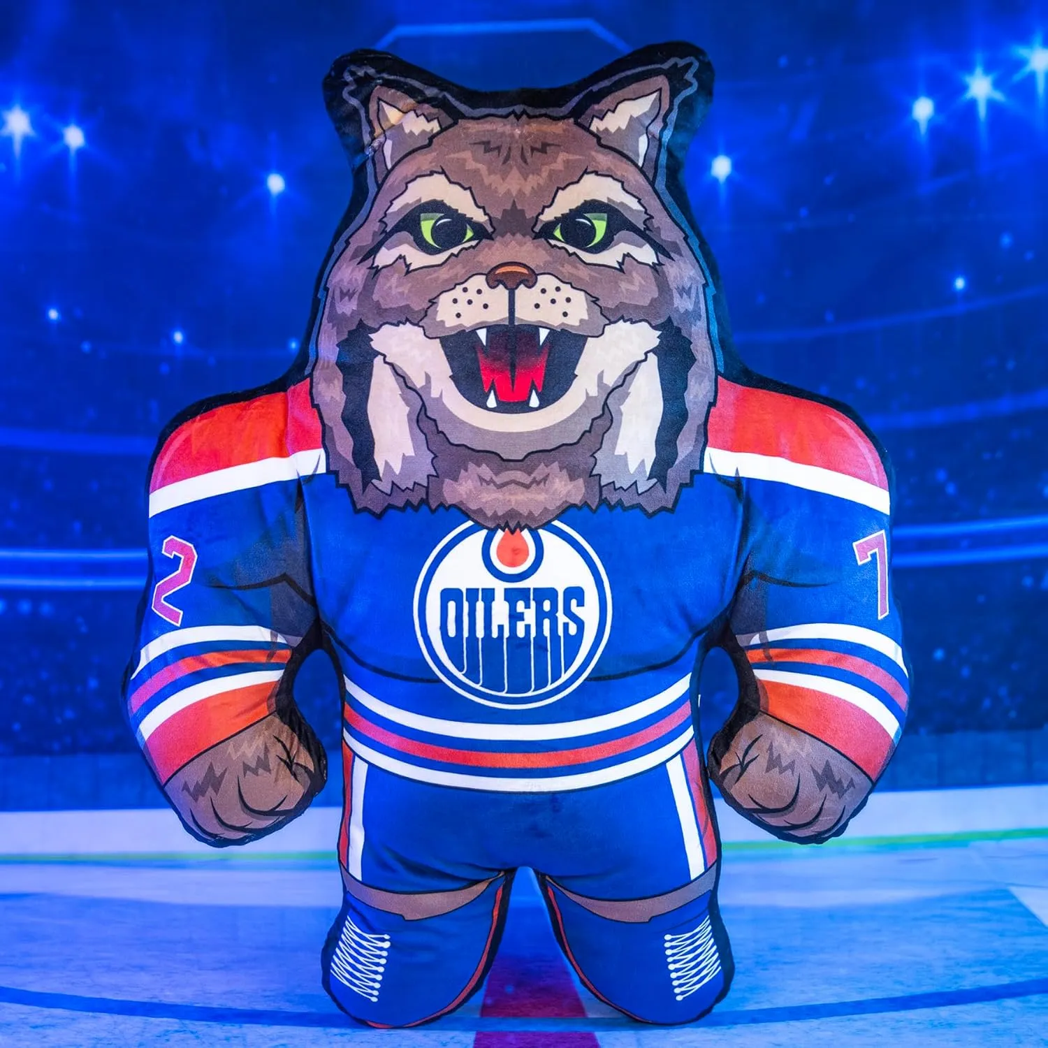 Bleacher Creatures Edmonton Oilers Hunter 24" NHL Masoct Bleacher Buddy - Soft Plush Toy
