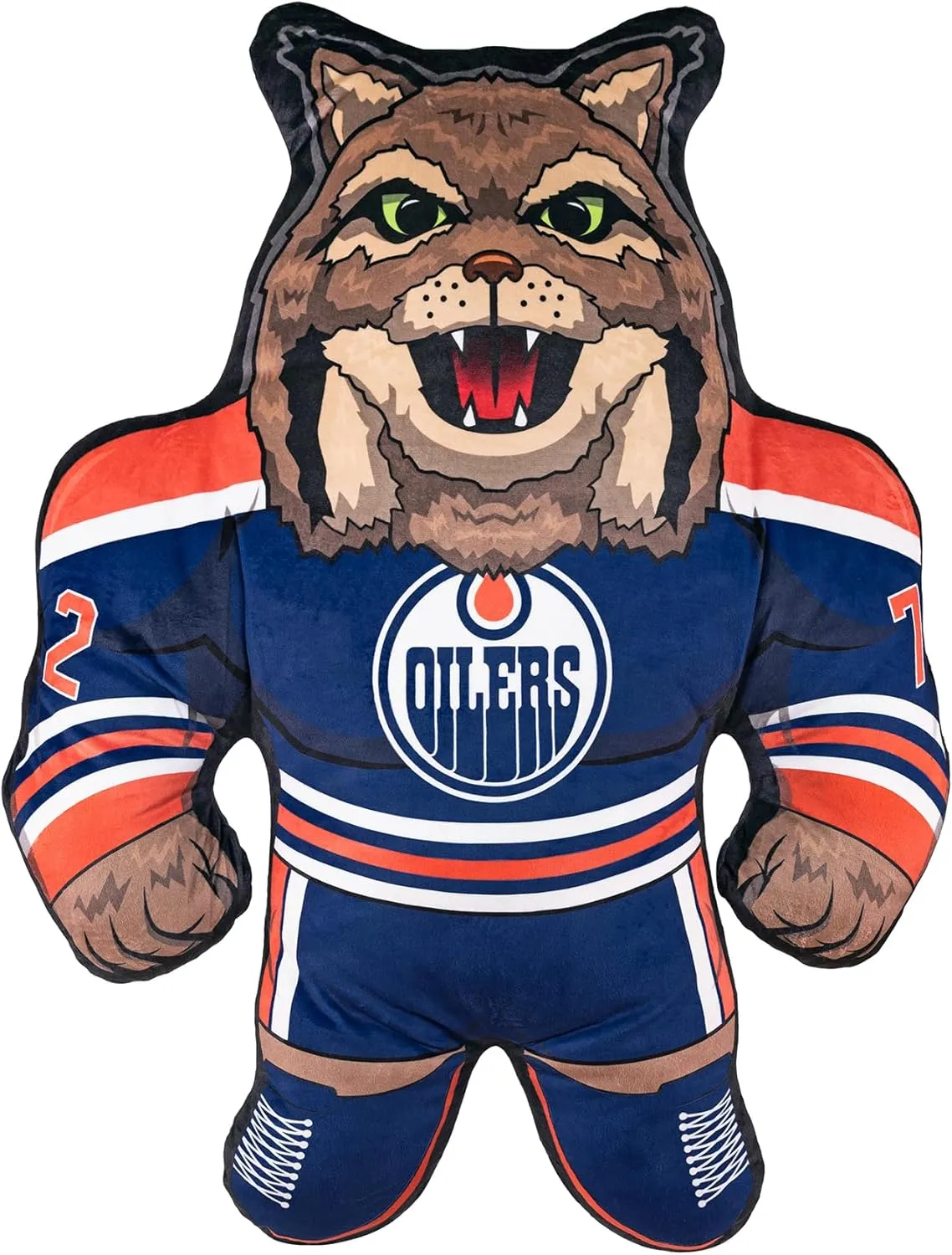 Bleacher Creatures Edmonton Oilers Hunter 24" NHL Masoct Bleacher Buddy - Soft Plush Toy