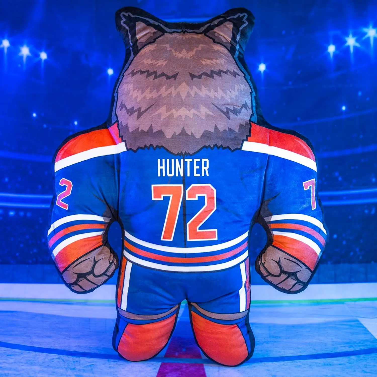 Bleacher Creatures Edmonton Oilers Hunter 24" NHL Masoct Bleacher Buddy - Soft Plush Toy