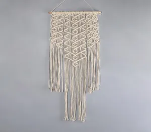 Boho Layered Macrame Illusion Wall Hanging