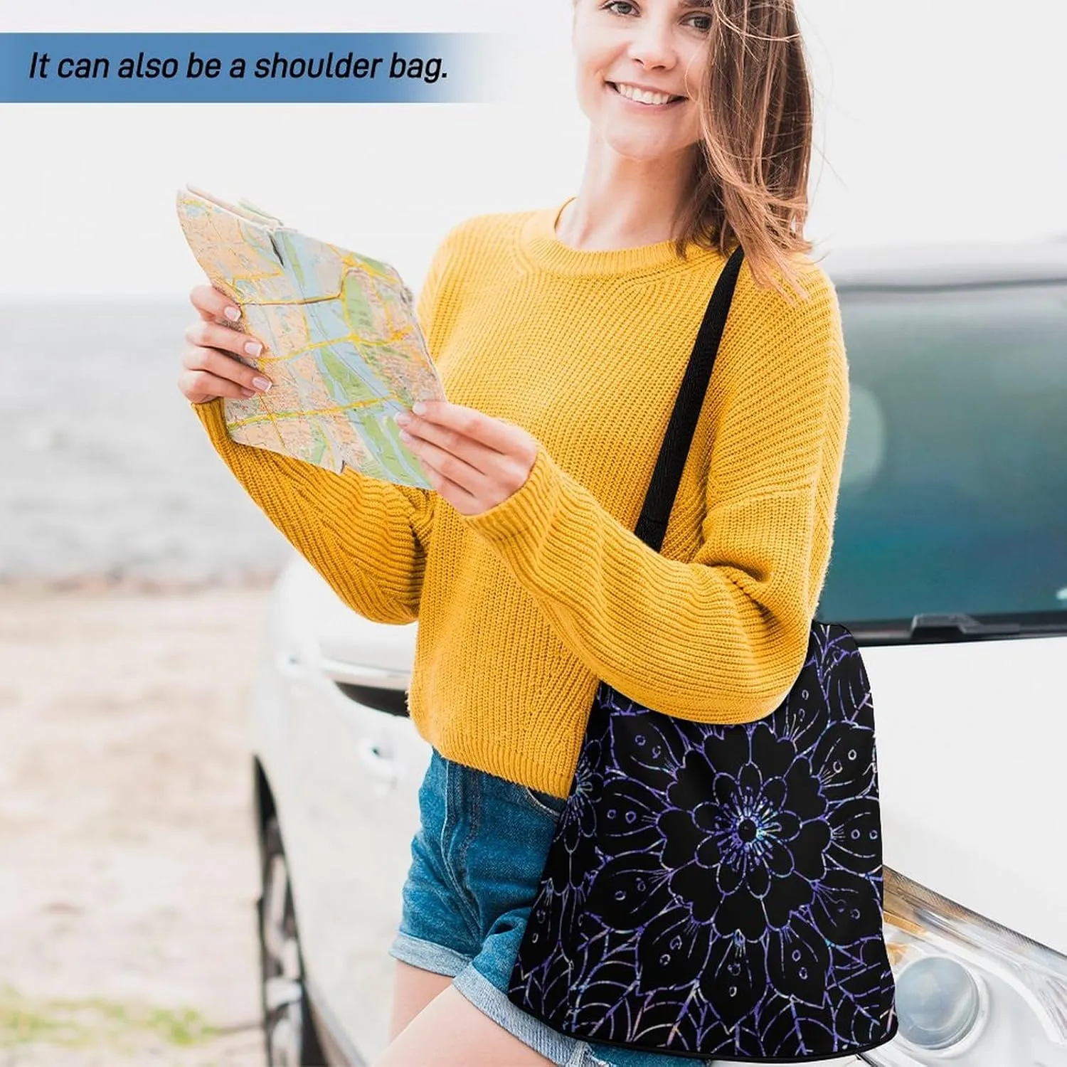 Boho Mandala Backpack Purse for Women Anti Theft Fashion Back Pack Handbag Ladies Shoulder Bag