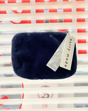 Boston Clutch Bag - Navy