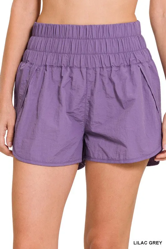 Brief-Lined Running Shorts