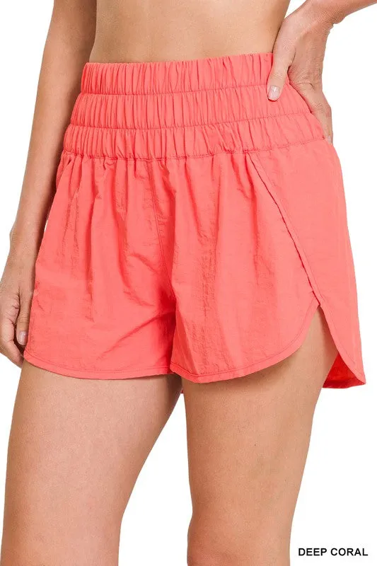 Brief-Lined Running Shorts