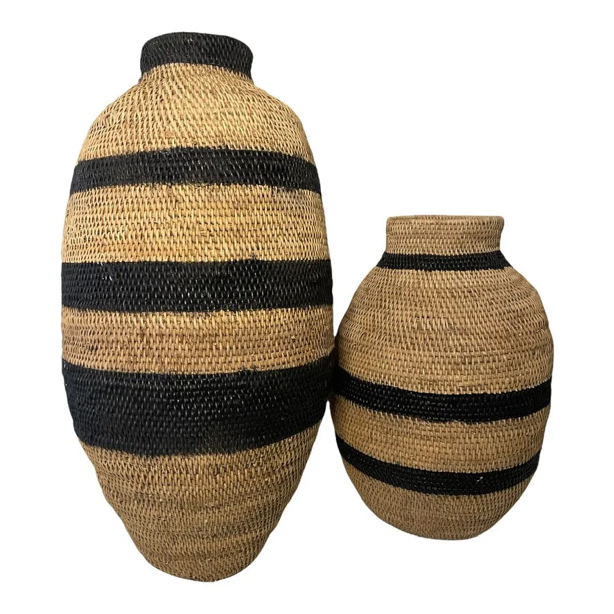 Buhera Baskets - Black Stripe