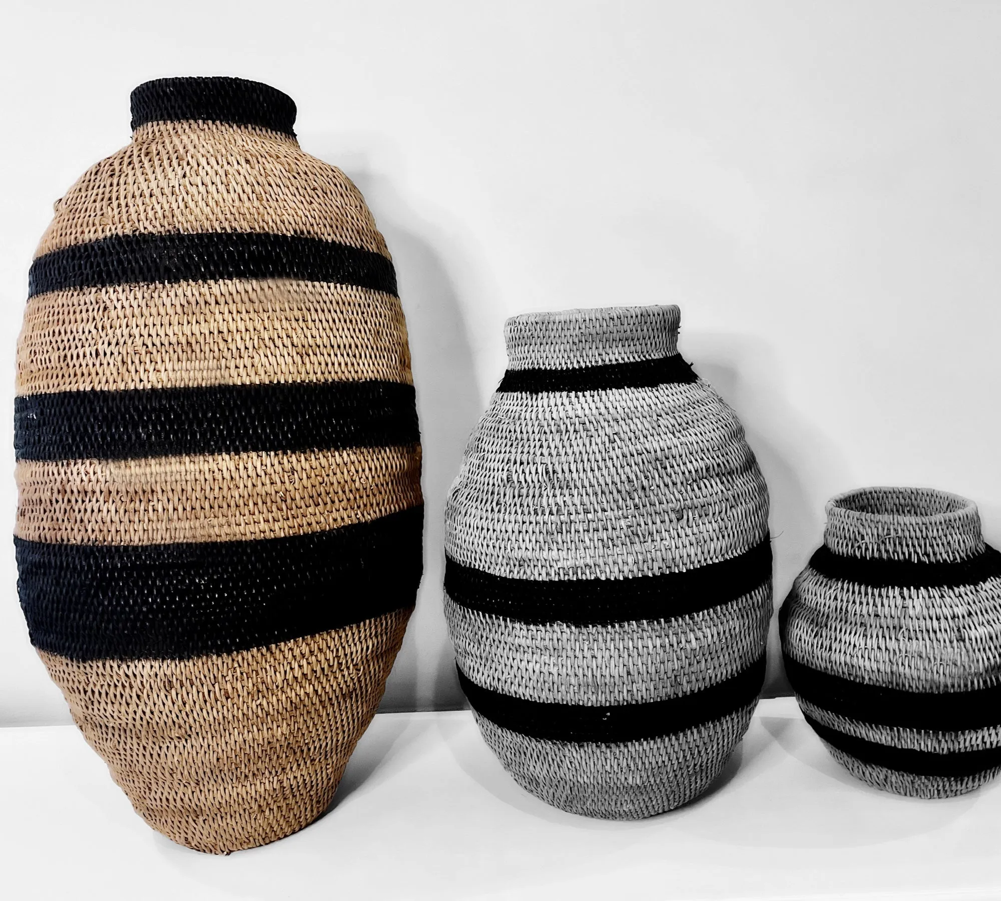 Buhera Baskets - Black Stripe