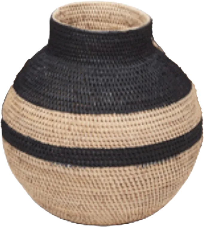 Buhera Baskets - Black Stripe