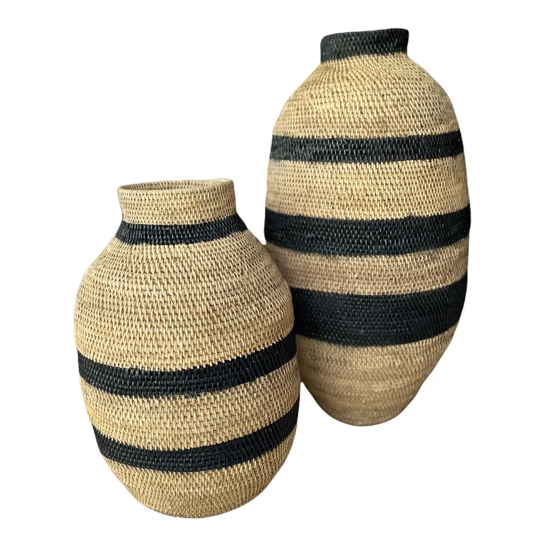 Buhera Baskets - Black Stripe