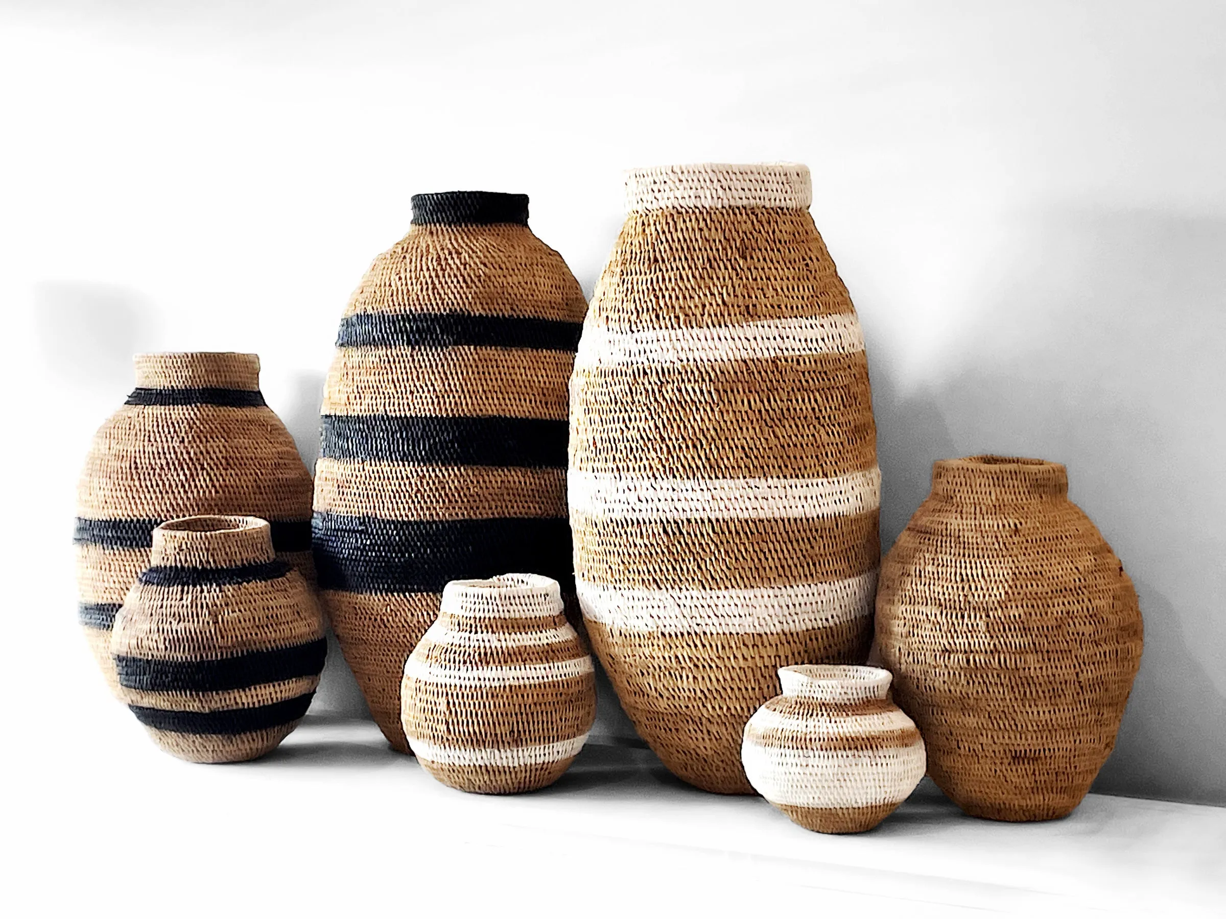 Buhera Baskets - Black Stripe