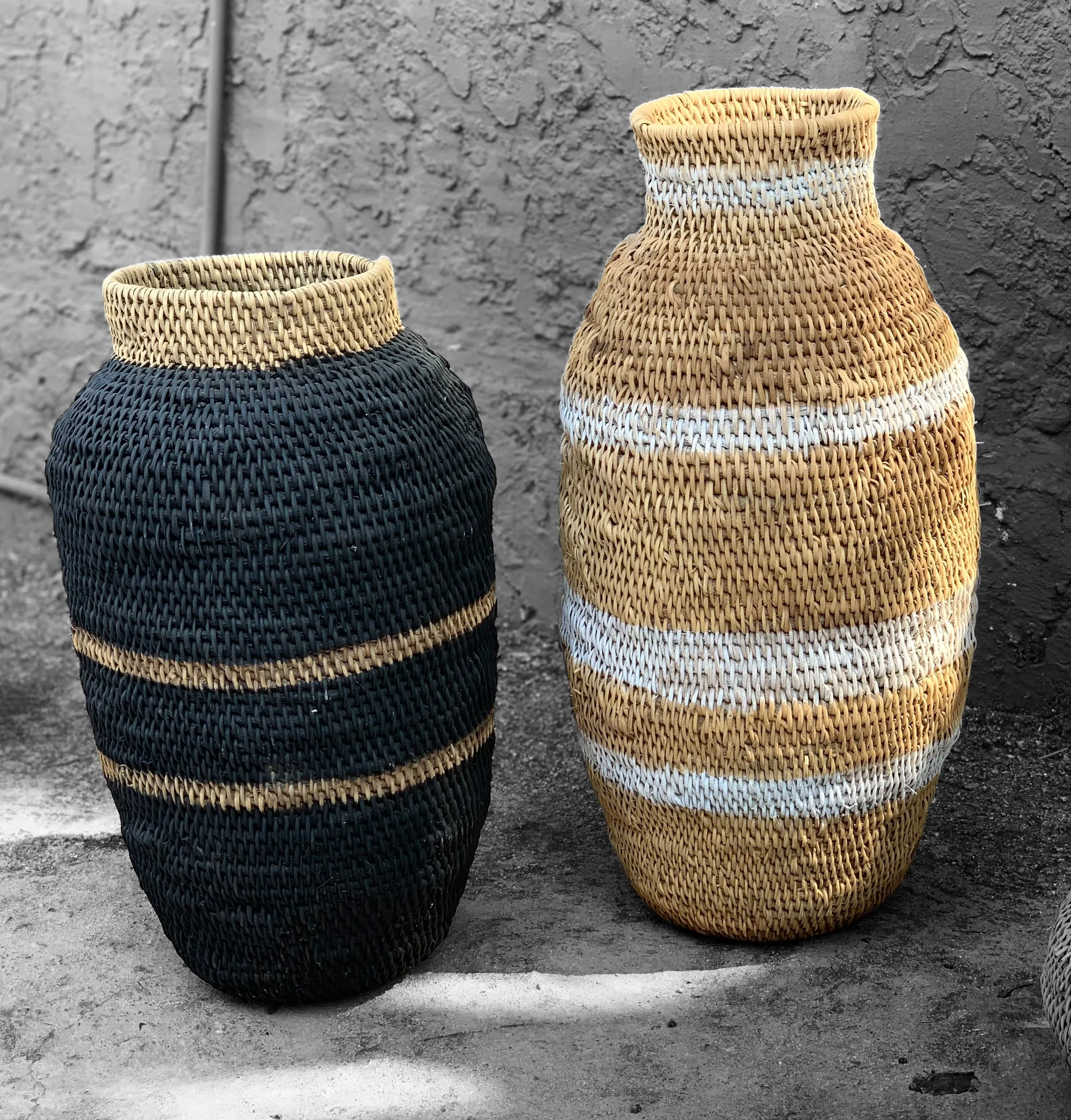 Buhera Baskets - White Stripe