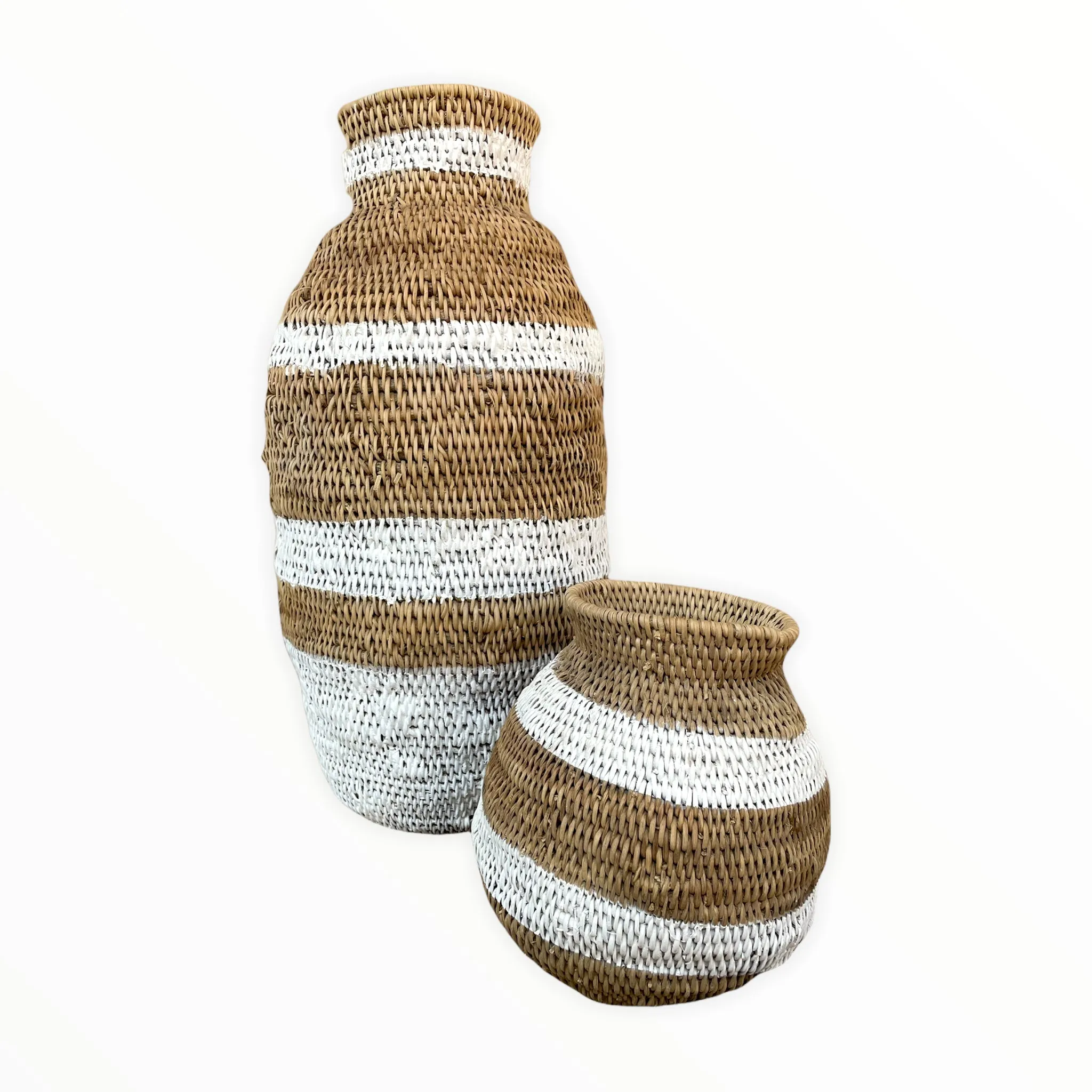 Buhera Baskets - White Stripe