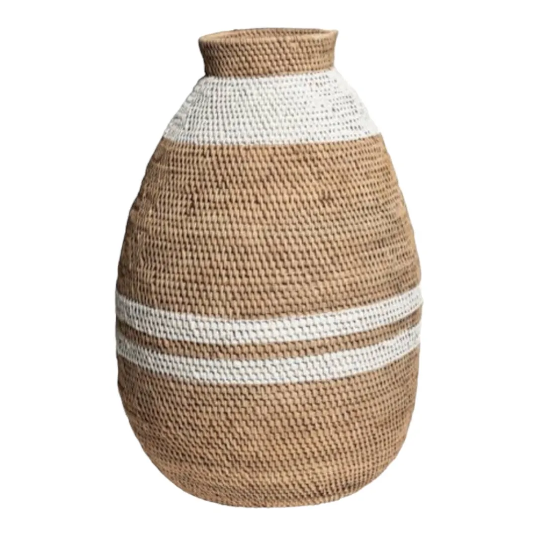 Buhera Baskets - White Stripe