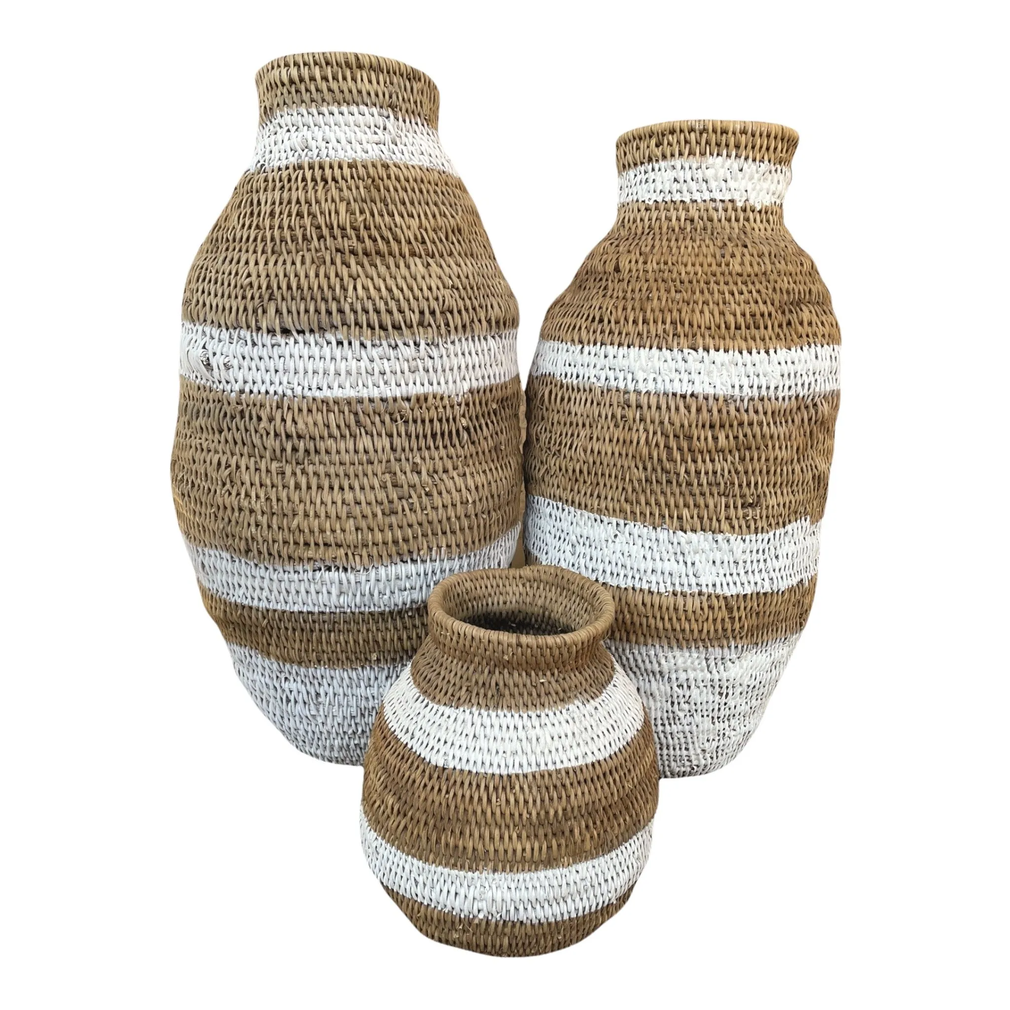 Buhera Baskets - White Stripe