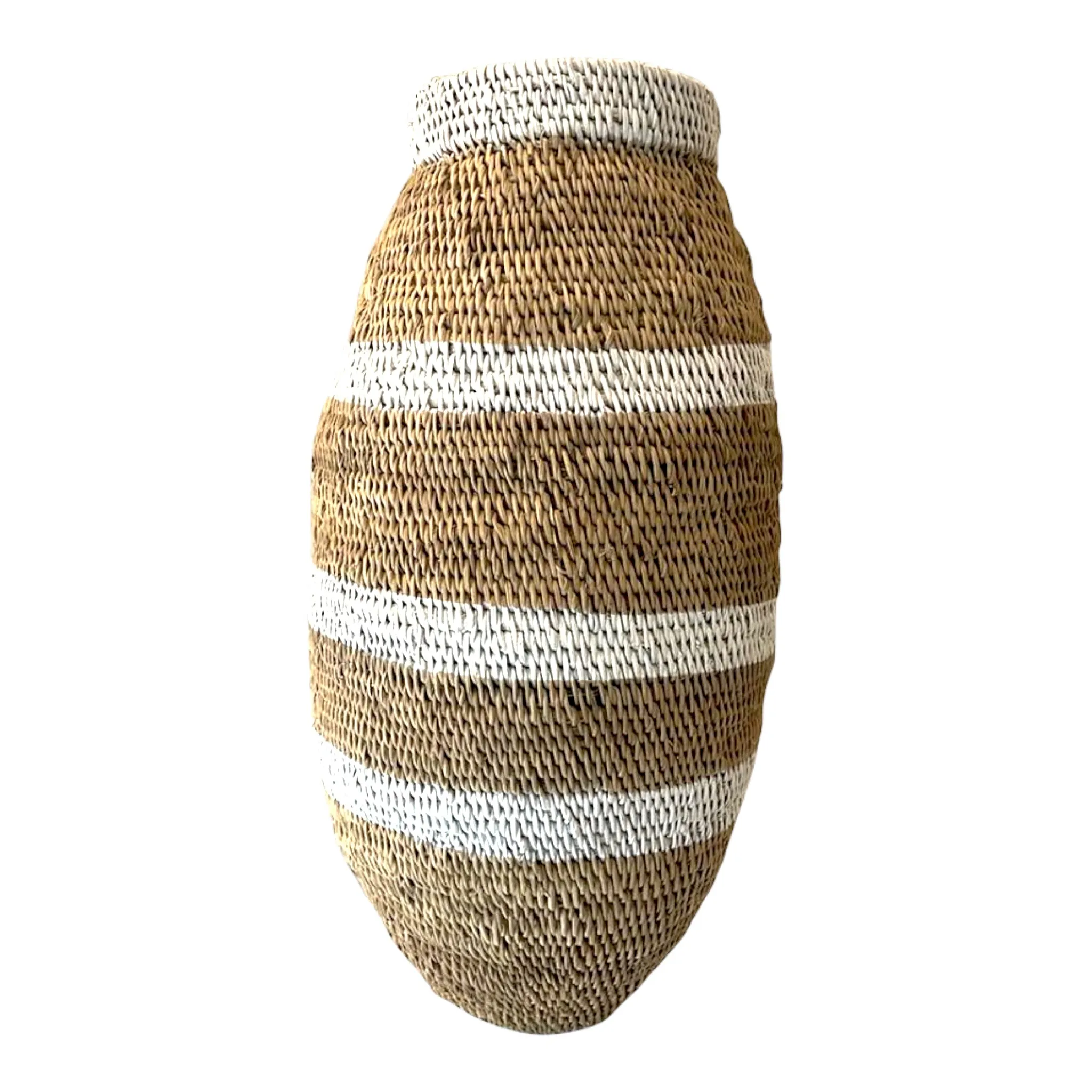 Buhera Baskets - White Stripe