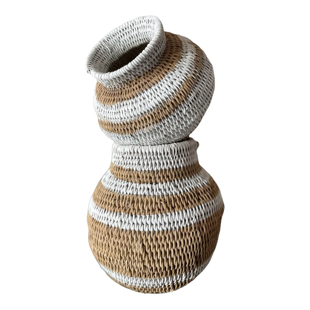 Buhera Baskets - White Stripe